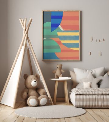 Abstract Stripe Minimal Collage 20