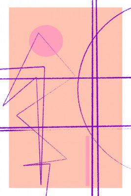 Pink Geometric Dance