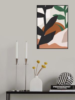 Abstract Art Tropical Leaves