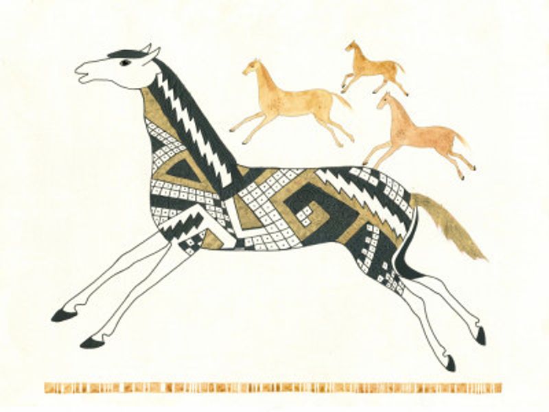 Stylized Horses in Dynamic Motion