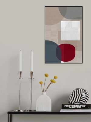 Woven Blue and Neutral Abstract Layers 3