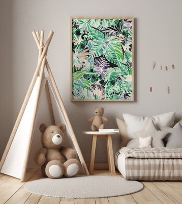 Tropical Watercolour Rainforest