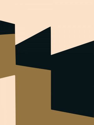 Geometric Shapes In Muted Earth Tones