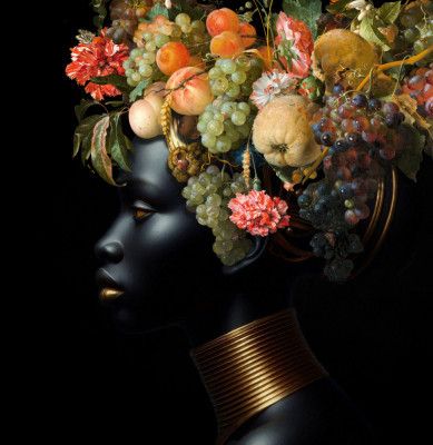 A Portrait In Gold and Fruit