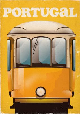 Portugal Vintage Travel Poster