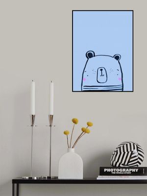 Inky Polar Bear - Simple Boho Kids &amp; baby nursery