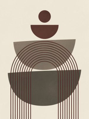 Brown Geometrical Shape