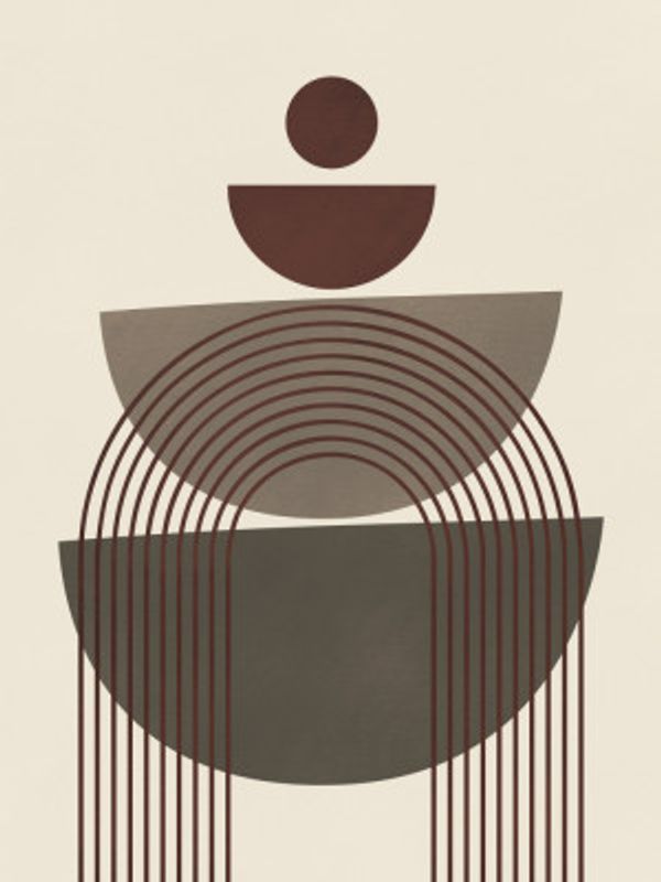 Brown Geometrical Shape