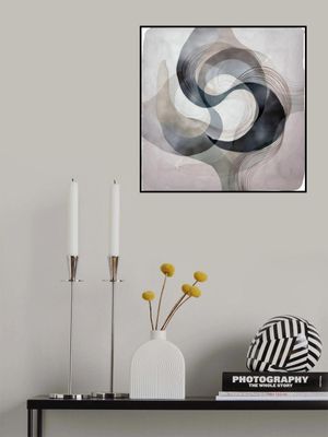 Abstract Green On Neutral Background 2