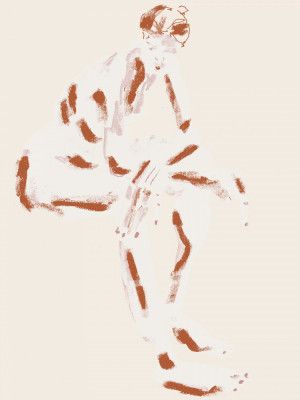 Seated Nude With Crossed Arms