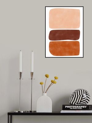 Three Stacked Earthy Toned Rectangles