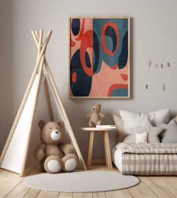 Geometric Shapes And Vibrant Colors