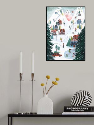 Nordic Skiing in the mountains at Christmas