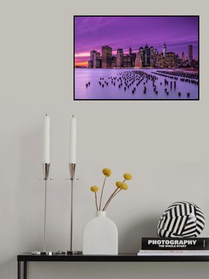 New York Violet Sunset