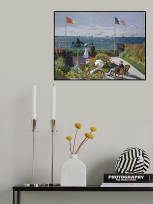 Garden At Sainte Adresse By Claude Monet