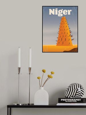 Niger Vintage Travel Poster