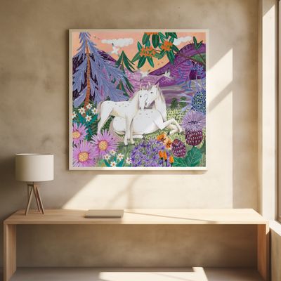 Horses in the Mountains