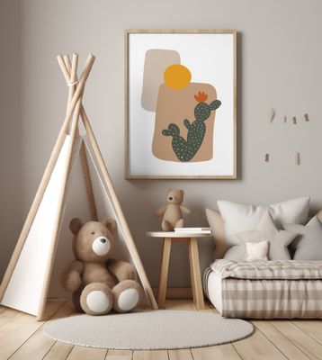 Sunlit Cactus Dream