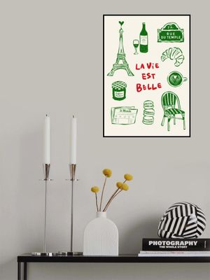 La Vie Est Belle - Paris Poster