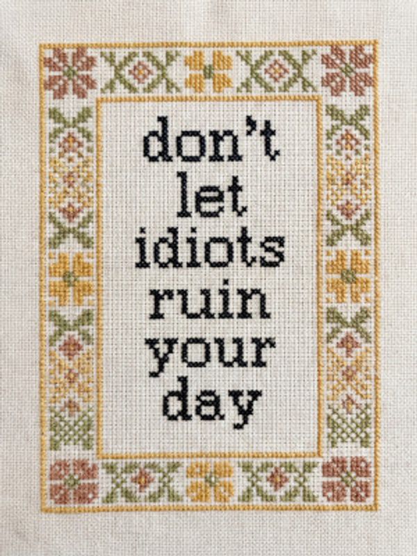 Don't Let Idiots Ruin Your Day
