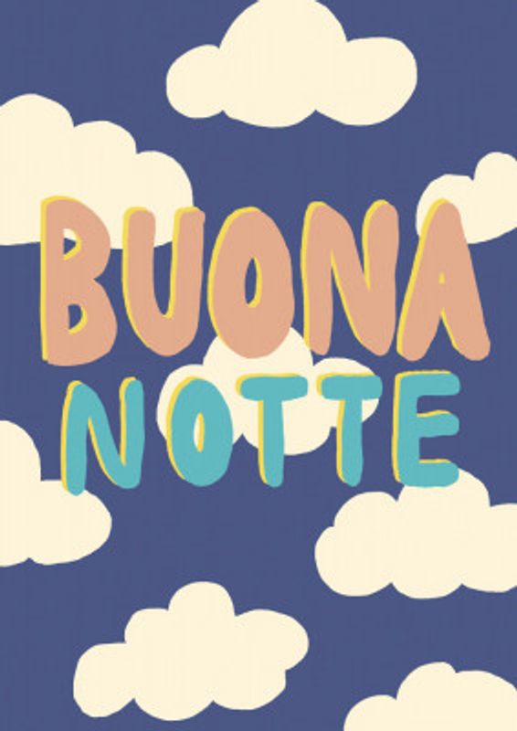 Poster Buona Notte Up