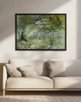 Vincent Van Gogh's River Bank In Springtime (1887)