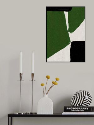 Abstract Green Shapes