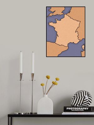 Vintage France Map