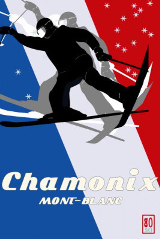 Winter Tourism: Vintage Mont Blanc Camonix