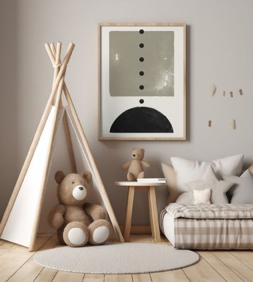 Black Dune Abstraction