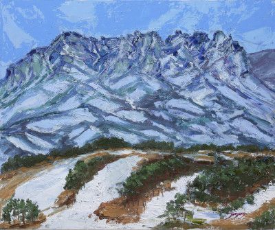 Ulsanbawi Rock in Seoraksan Mountain Korea