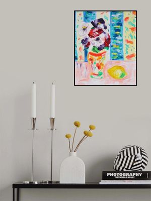 Anemones after G. L. Hunter, Tamara Jare, oil on canvas