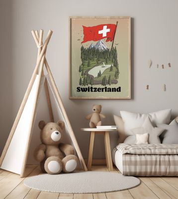 Switzerland Travel Poster