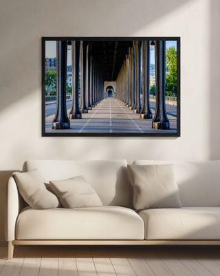 Bir Hakeim bridge perspective Paris