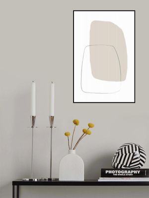 Two Overlapping Organic Shapes