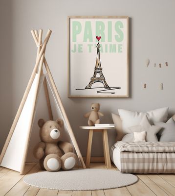 Paris Je T'aime - Paris City Poster