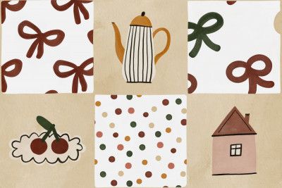 Cozy Pattern Collage