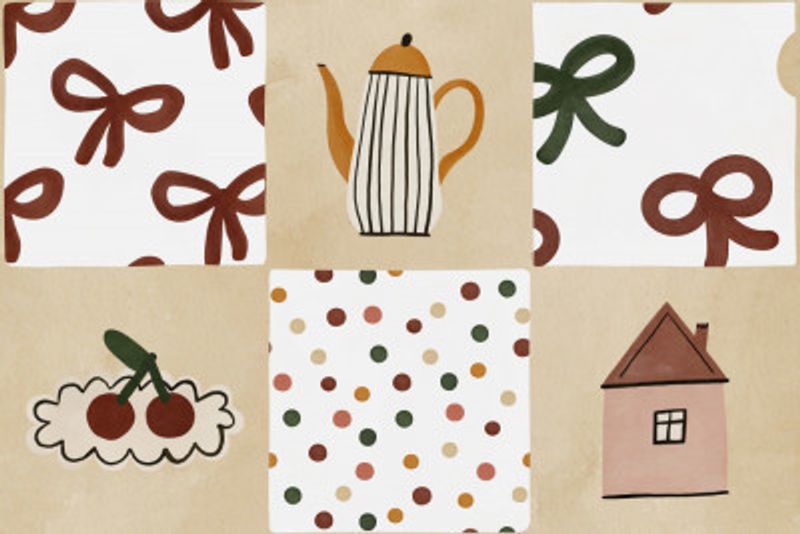 Cozy Pattern Collage
