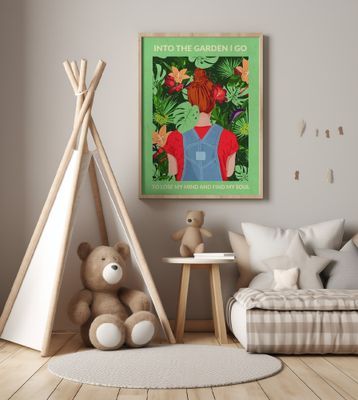 Into the Garden (redhead &amp; Light Green)