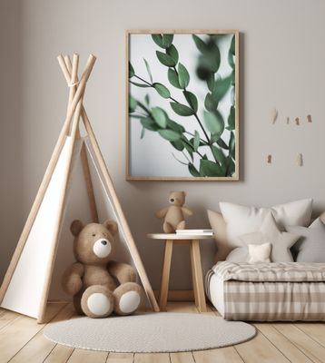 Green Eucalyptus Branches