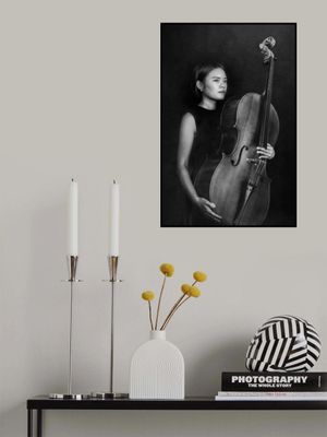 Female cellist