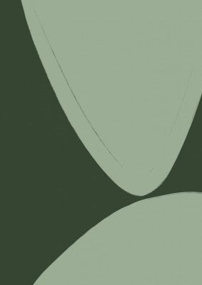Green Curved Shapes