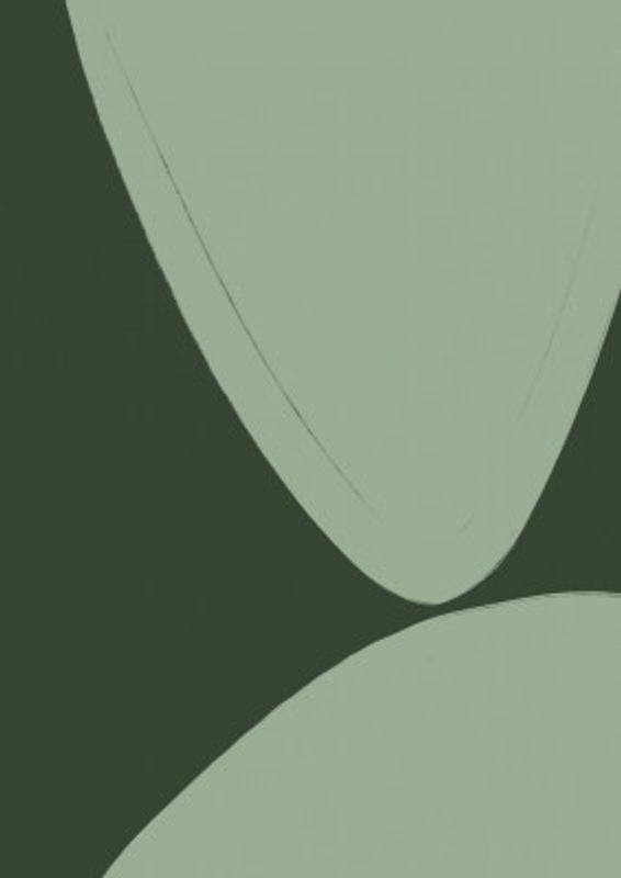 Green Curved Shapes