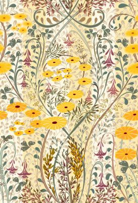 Vibrant Botanical Pattern