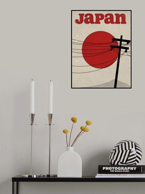 Retro Japan Travel Poster