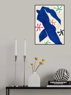 Abstract Blue Figure