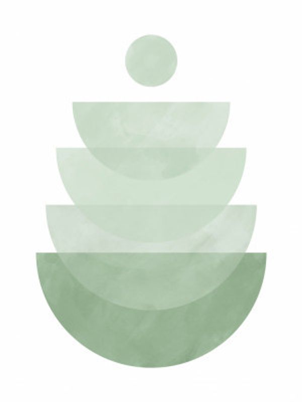 Green Serenity Layers