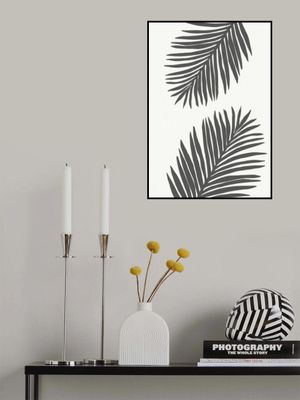 PALM LEAF 12 GRAPHITE GRAY