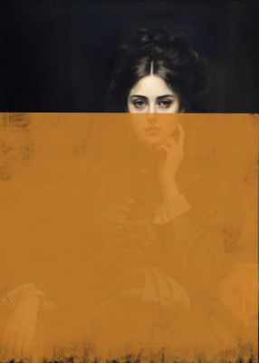 Altered Portrait of Woman