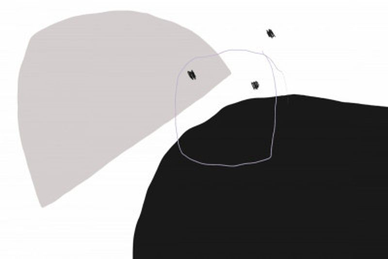 Monochrome Black and Gray Shapes